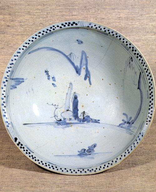 加藤静允さんの初期伊万里写し山水図大鉢 : 青蓮亭日記