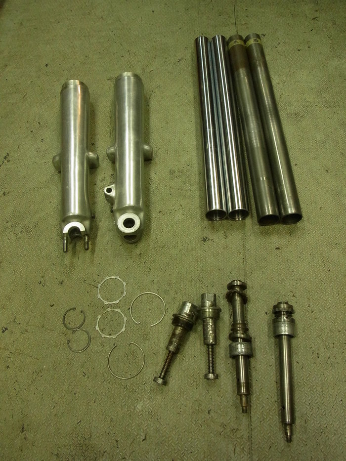 1971FLH1200 フロントフォーク : Vintage motorcycle study