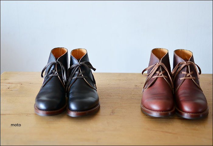 moto leather＆silver[モトレザー]Long Chukka Boot ダイナイトソール