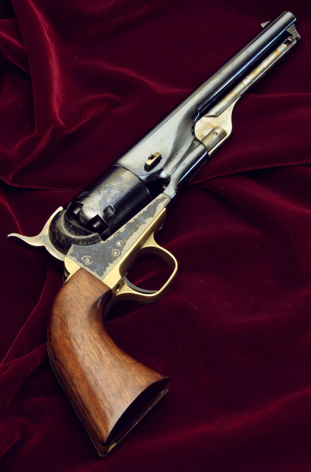 美・サイレント・・・ Colt M1861 Navy revolver Blueing work by