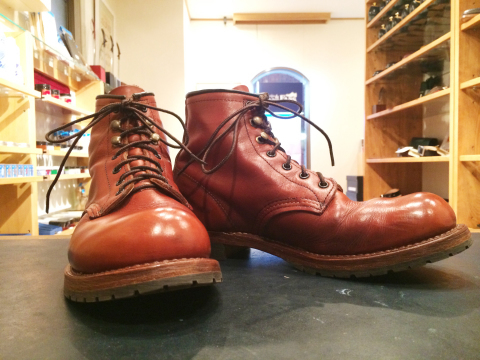 REDWING 9022のエイジング : 福岡よかよかシューケア タイム