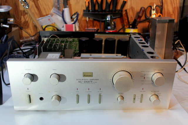 SANSUI AU-D607F EXTRA 修理 : 岡山ジャンク倶楽部