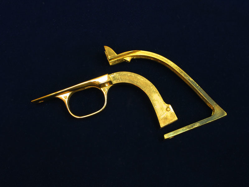 タナカ SAA 2nd用 真鍮トリガーガード＆バックストラップ : 上野