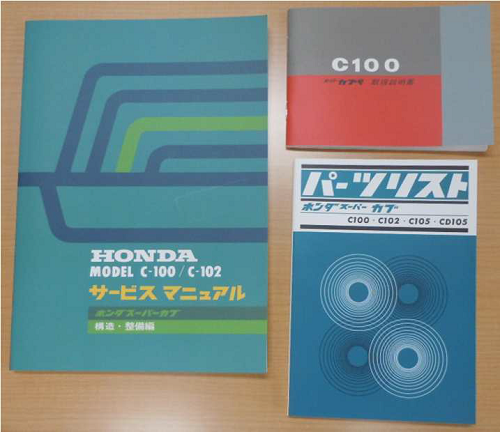 新発売メモリアルサービスアーカイブスC100編 : バイクの横輪