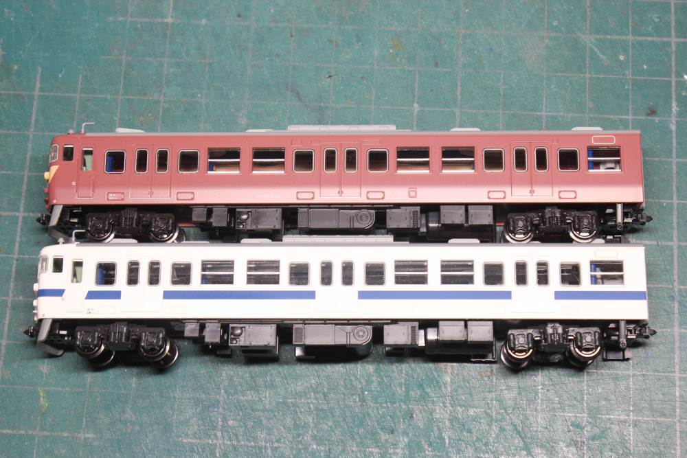 KATO 415系 100番台 500番台(常磐線・国鉄標準色) 入線 : 動力車操縦者