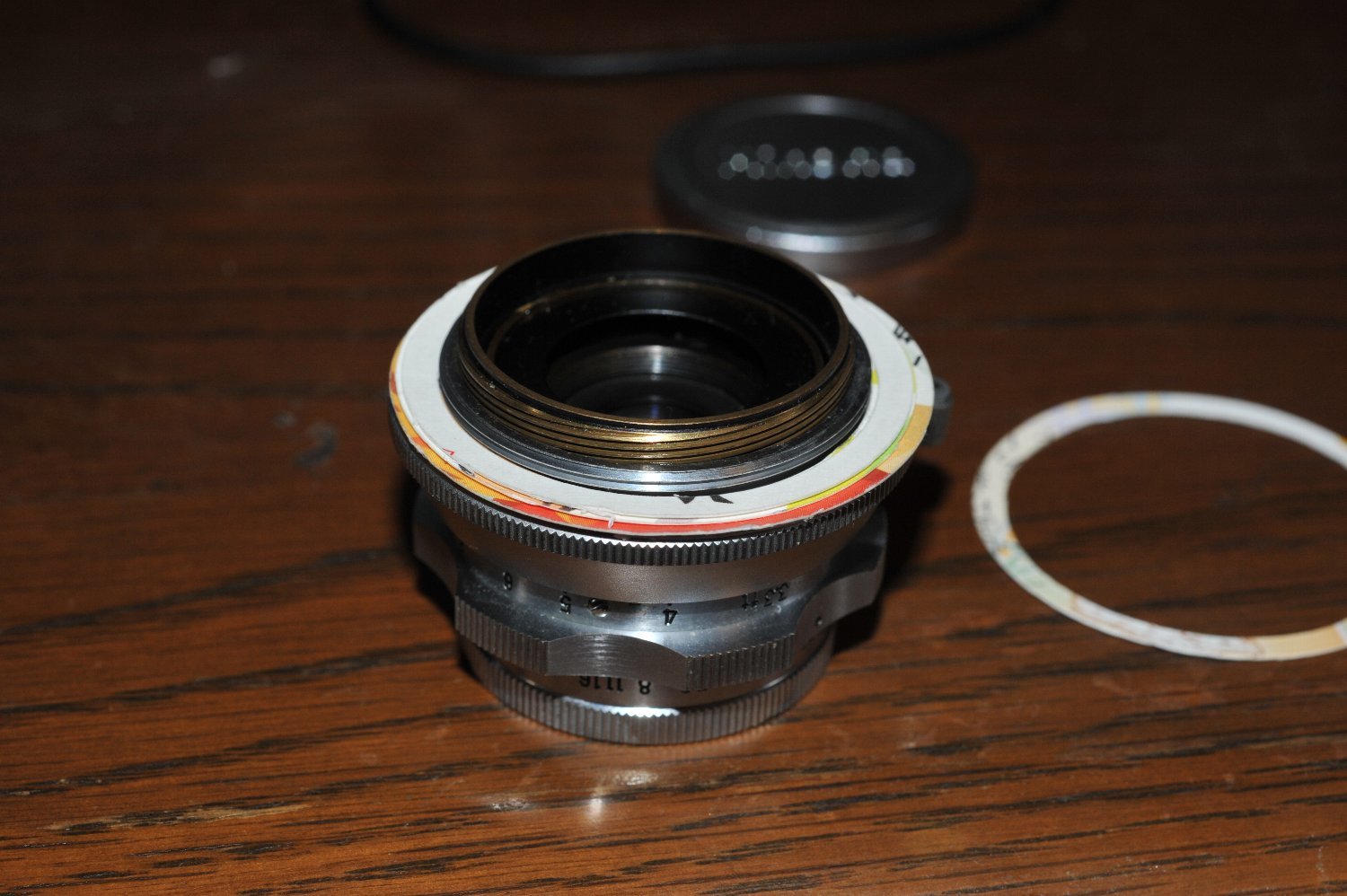 梅鉢 Super Rokkor 45mm F2.8 の 無限遠をスペーサーで調整して