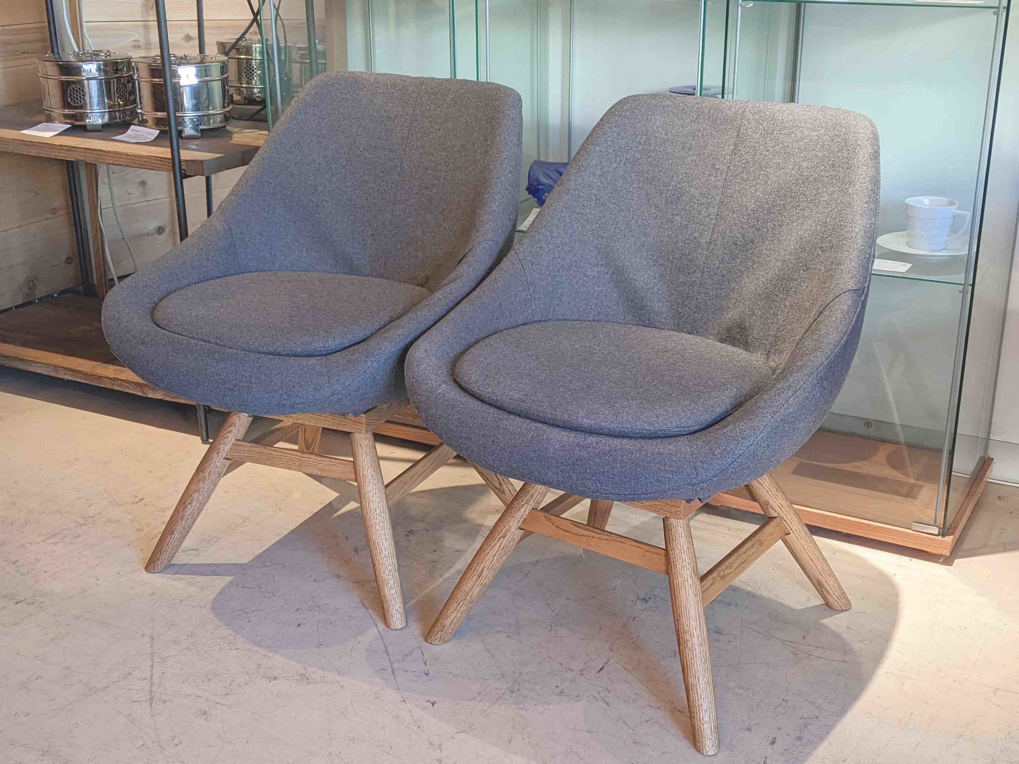 MOMO natural/モモナチュラル】M-ROUND CHAIR EM COVERING / モールド