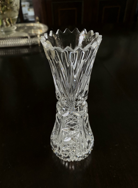 M*A様 ボヘミアンクリスタルの大型花瓶 M*A様 ボヘミアンクリスタルの