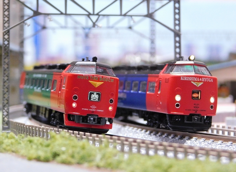 在籍車両】 JR九州 ― 485系 きりしま・ひゅうが色 3両セット