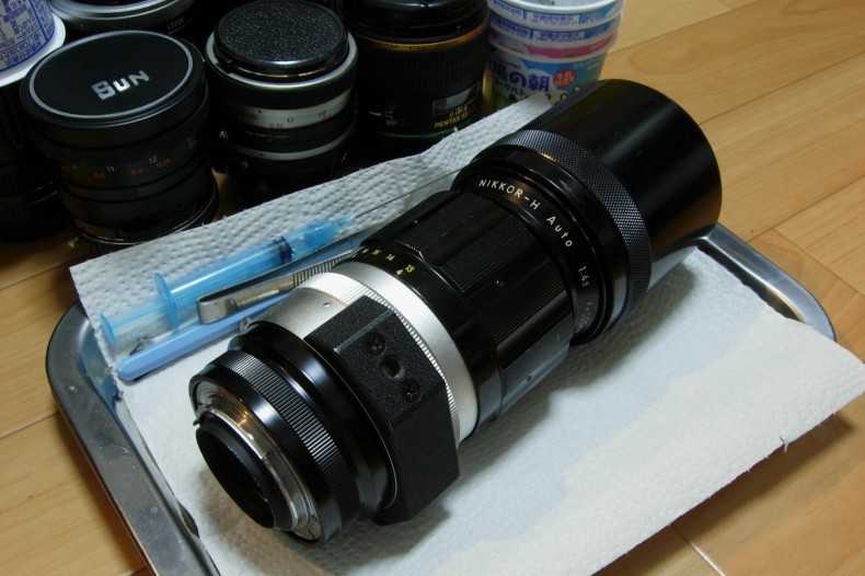 Nikkor-H Auto 300mm F4.5」分解掃除 : 亀子のレンズ部屋♨