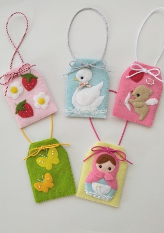 フェルトのお守り 運気アップと犬猫お守り : チビロビンの手作り日記