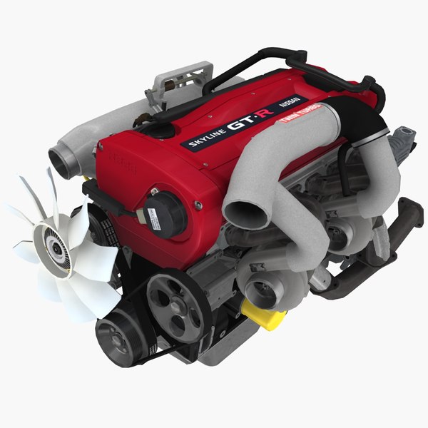 日産RB26DETT R34 GTR 2.6Lエンジン3Dモデル - TurboSquid 1375246
