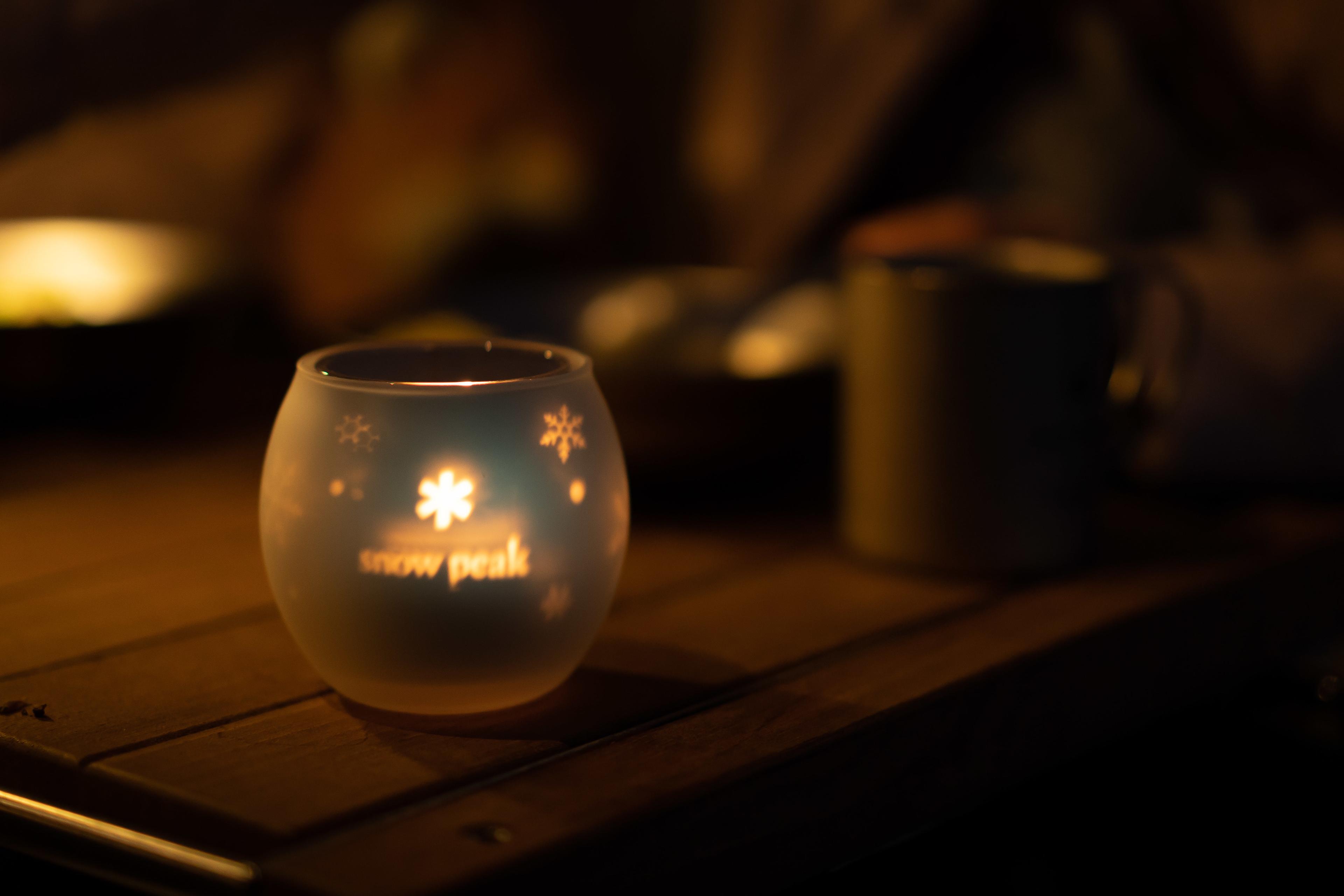 Amazon限定！スノピの新作「キャンドルホルダーゆき」で癒しのキャンプ