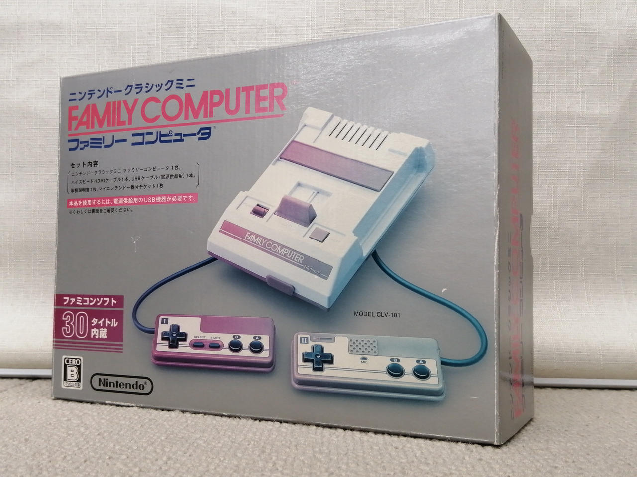 ニンテンドークラシックミニ HDMI接続 30タイトル CLV-101