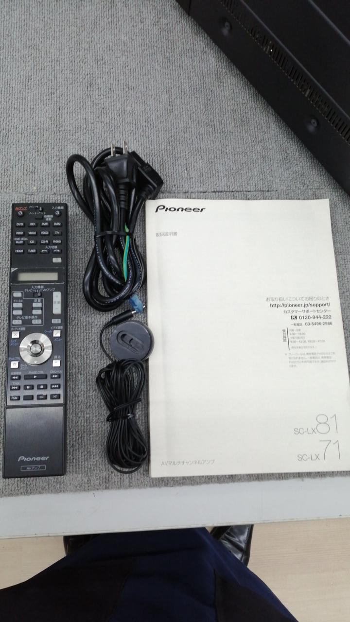 希少 Pioneer VSA-919AH AVアンプ リモコン付 動作品 美品 希少