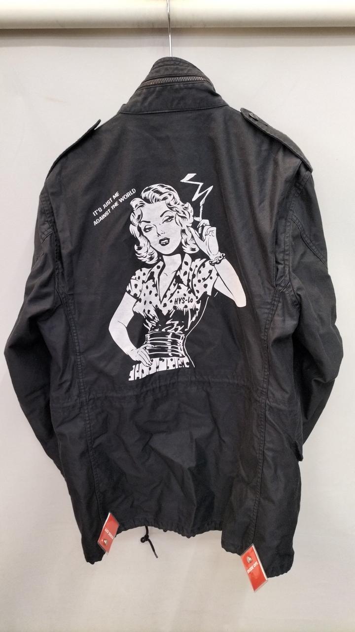 ヒステリックグラマー(HYSTERIC GLAMOUR)|AGAINST THE WORLD M65 ※汚れ