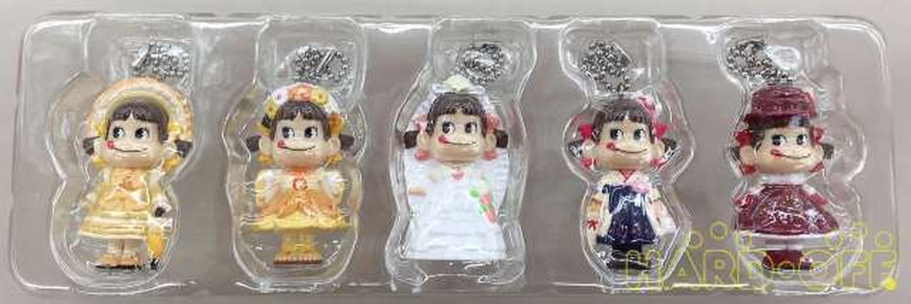 不二家|ペコちゃん60周年記念ミニチュアビスクドールキーホルダー