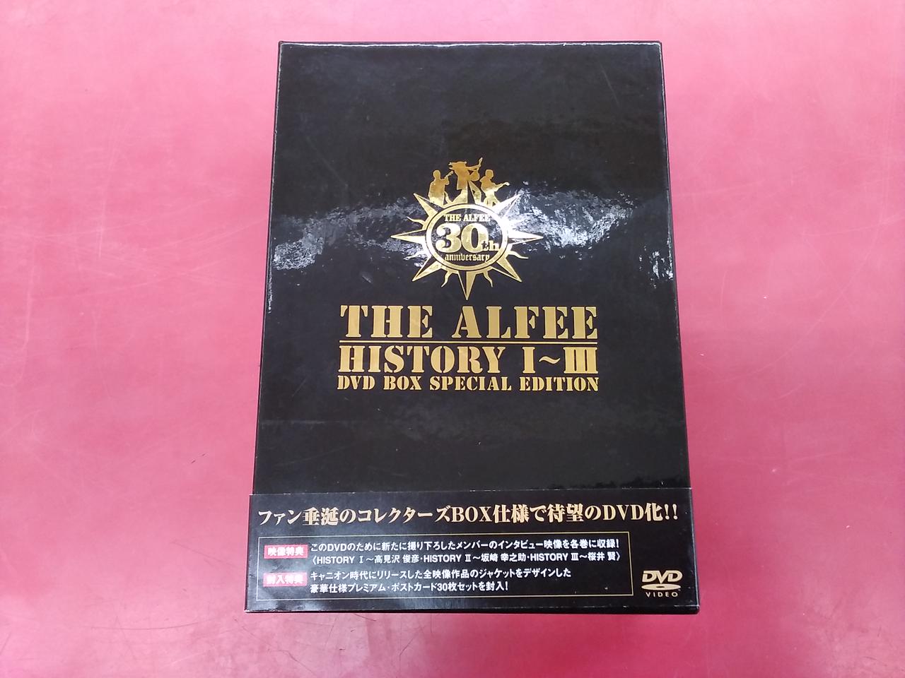 キ*ラ様 THE ALFEE HISTORY Ⅰ～Ⅲ DVD BOX ポストカー キ*ラ様 THE