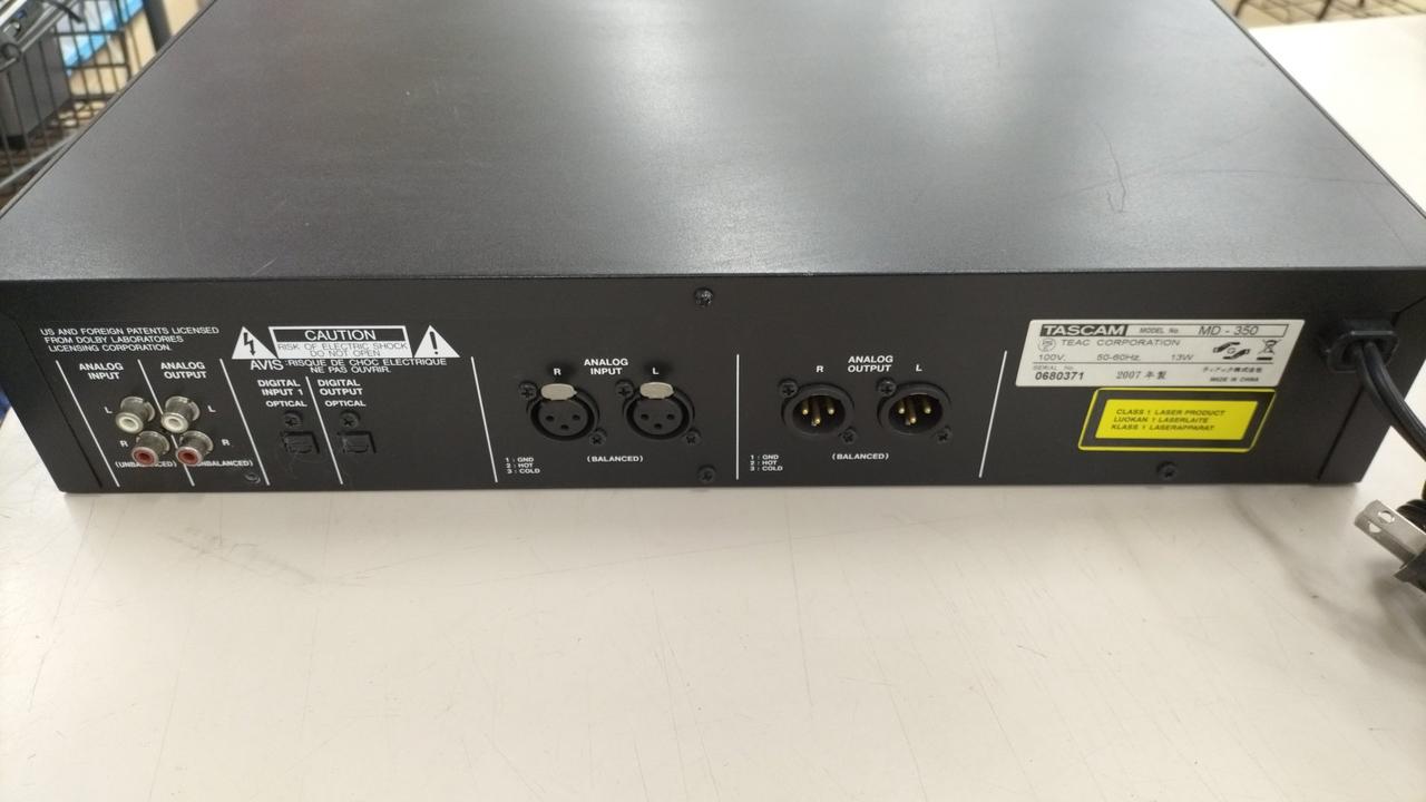 タスカム(TASCAM)|MDデッキ(ミニディスクデッキ)|【ハードオフ公式通販