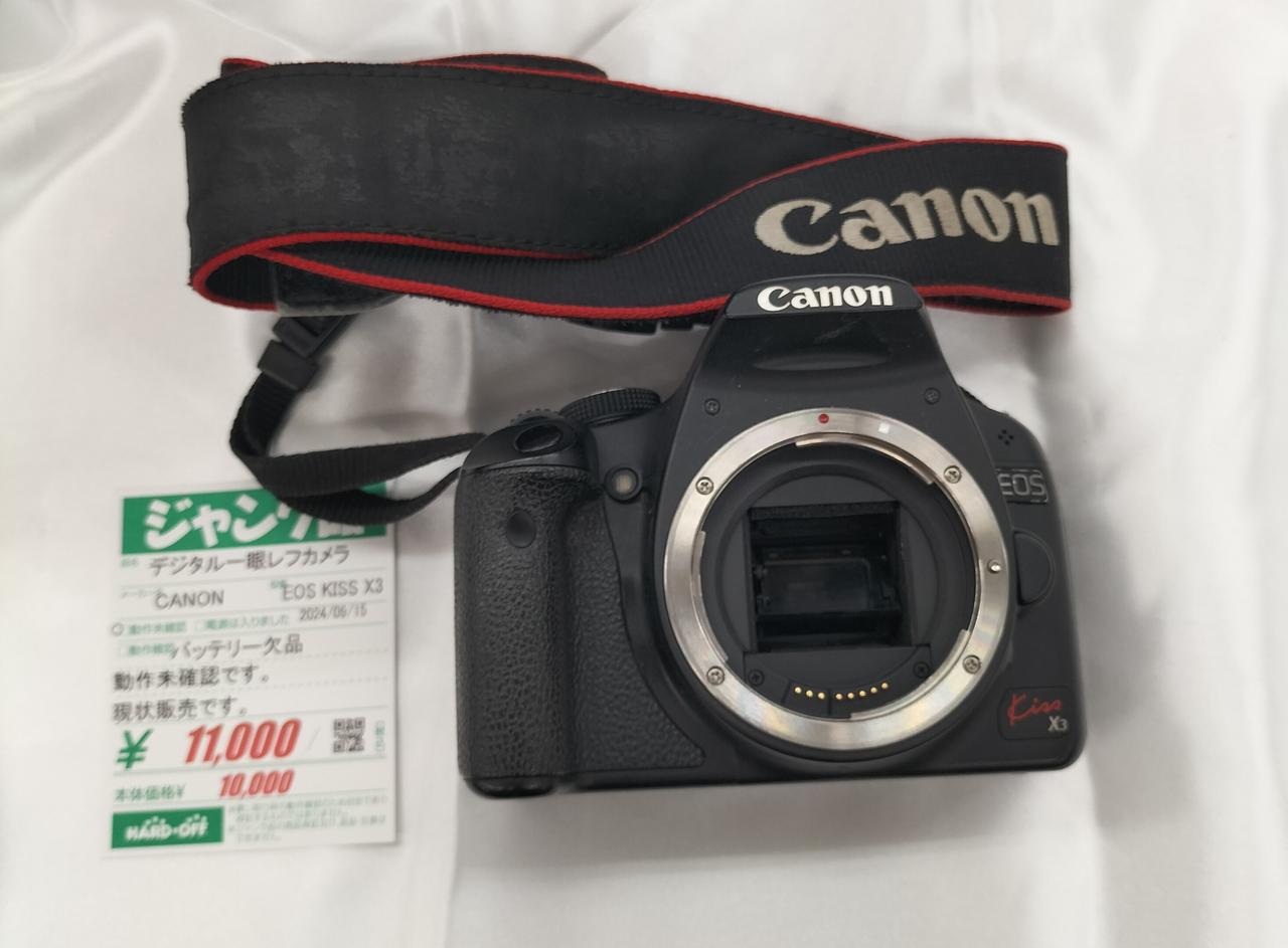 初心オススメ⭐️Canon EOS kiss X3 動作確認済み ⭐️美品⭐️Canon