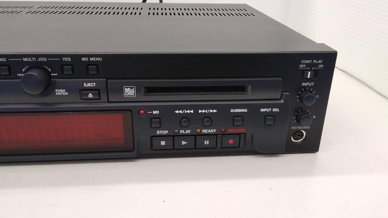 TASCAM タスカム MD-CD1MKⅢ 業務用CD/MDデッキ ディスプレイ TASCAM