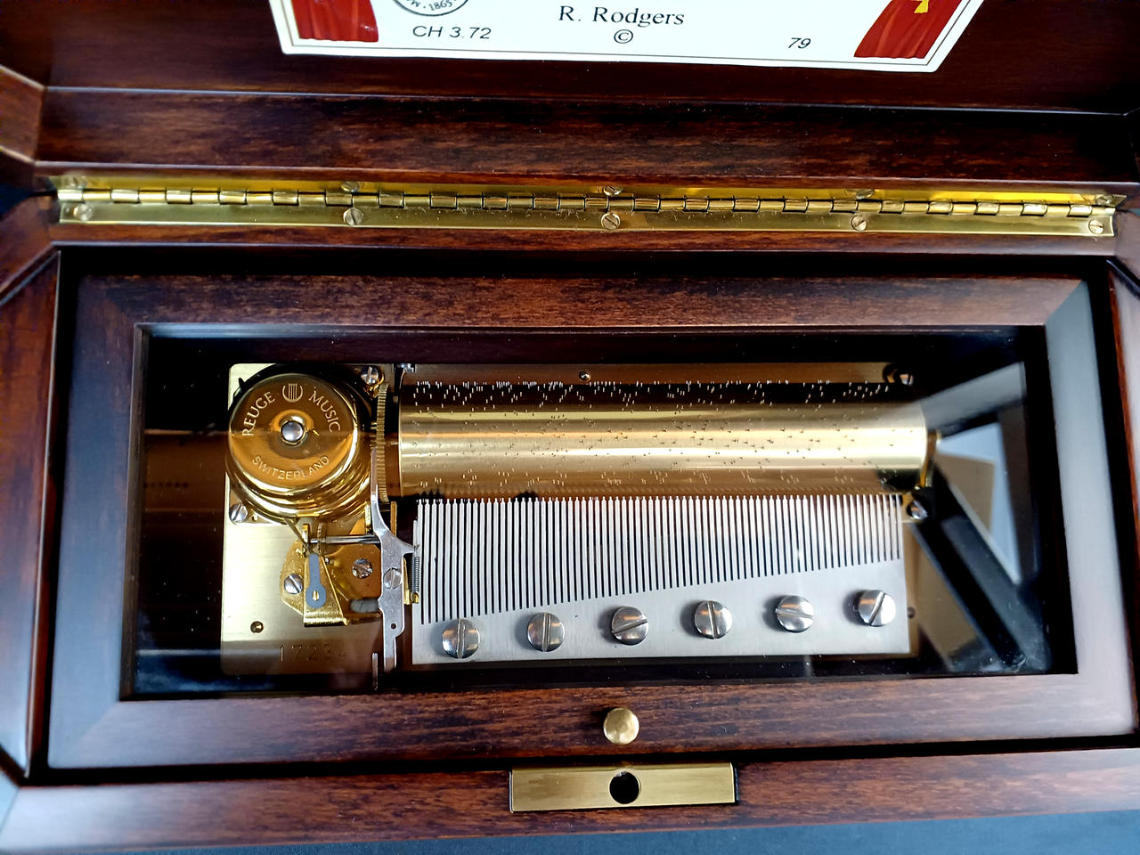 リュージュ(REUGE)|72弁3曲入り 象嵌仕上 オルゴール|【ハードオフ公式