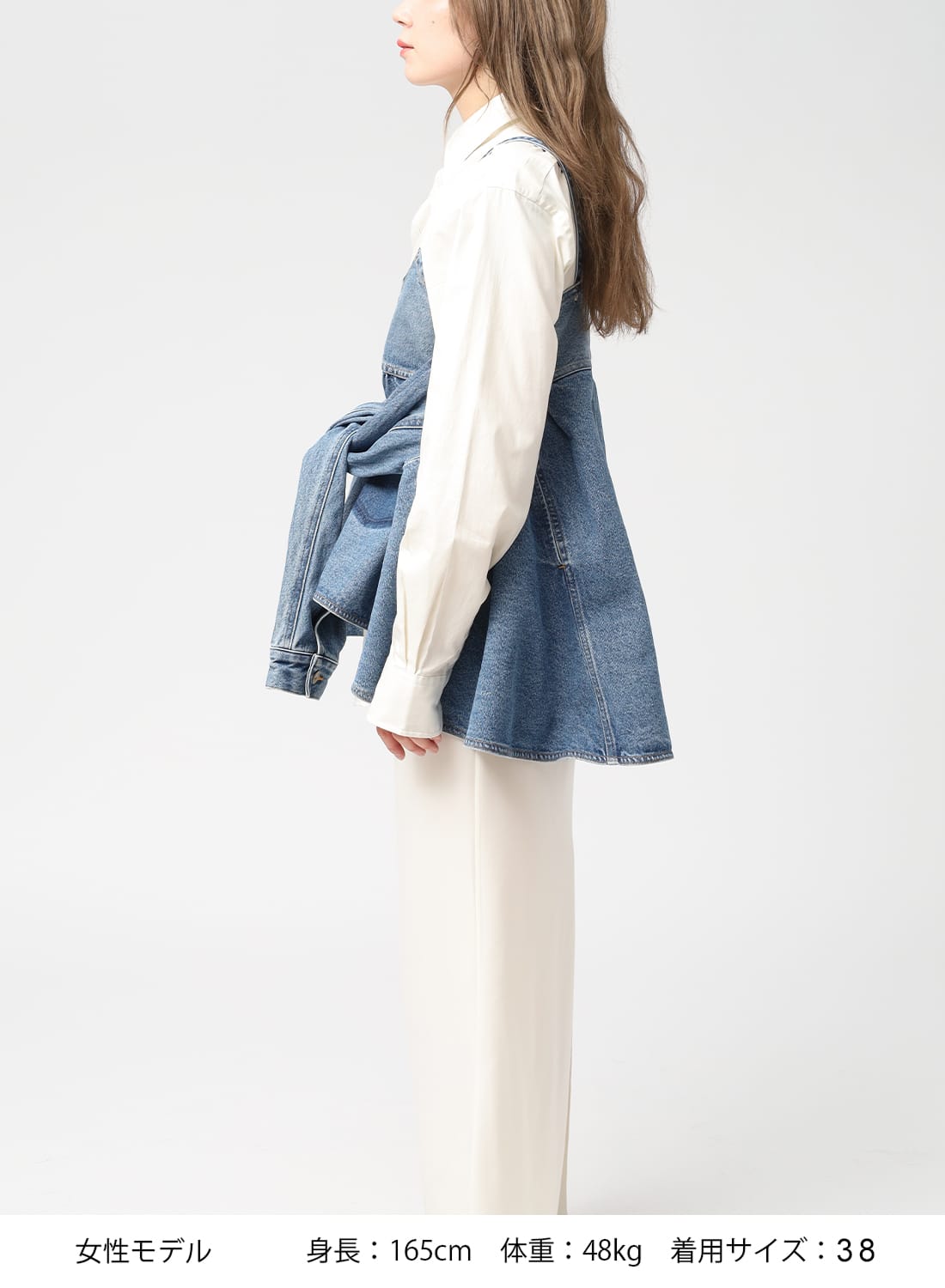 DENIM CAMISOLE|デニム キャミソールデニム キャミソール| MOONLOID