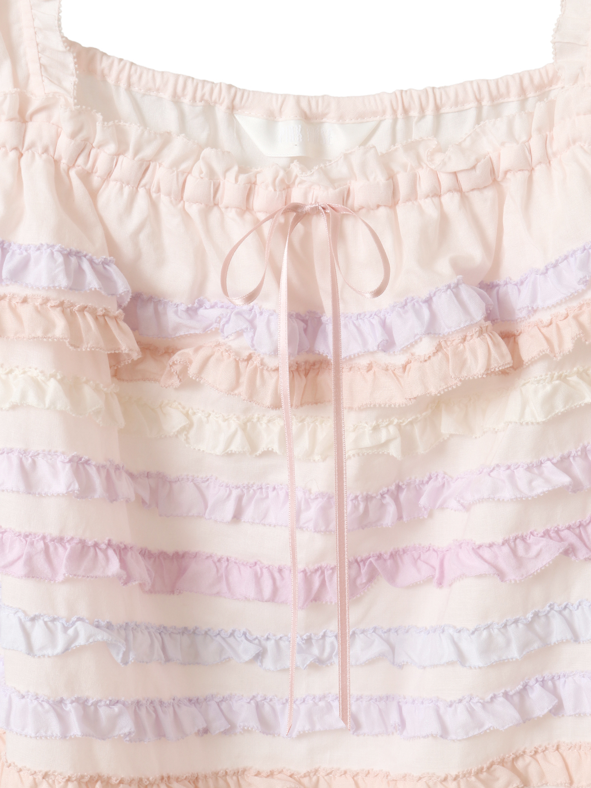 あじさいグラデーションフリルキャミソールブラウス｜ピンクハウス