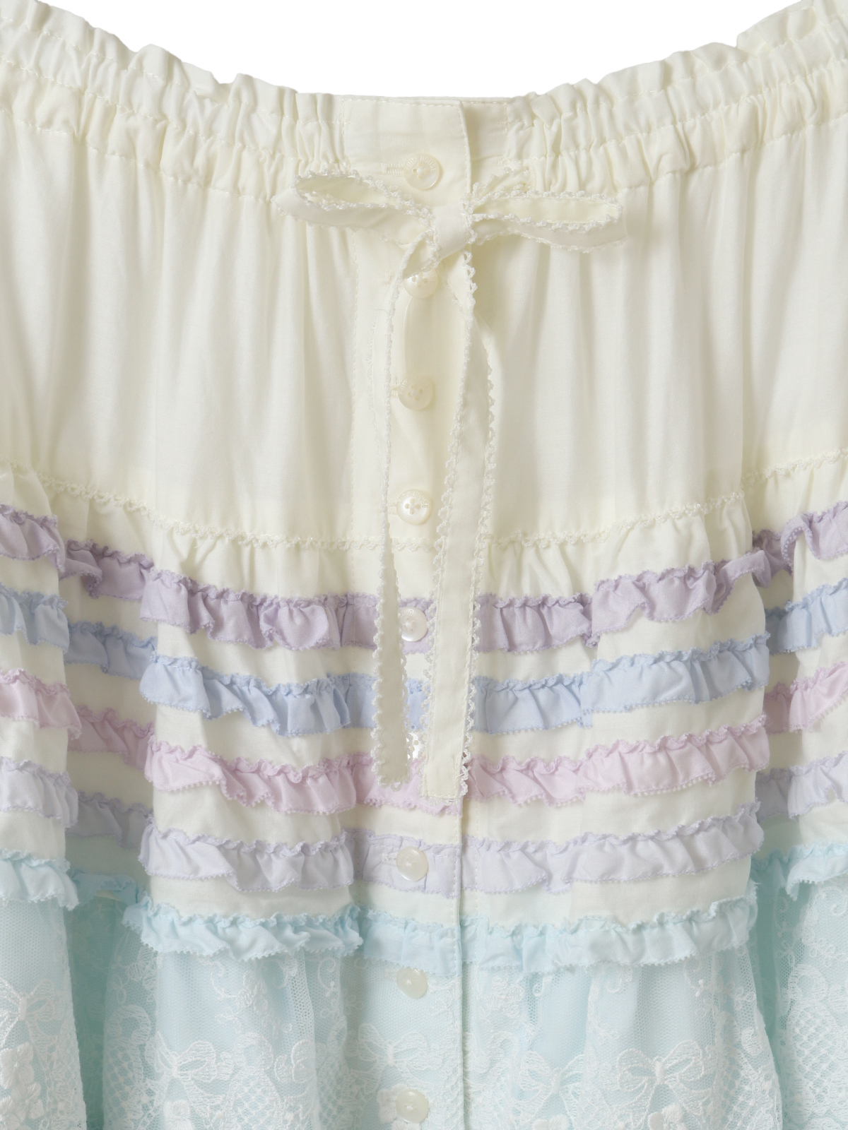 あじさいグラデーションフリルスカート｜ピンクハウスオフィシャル