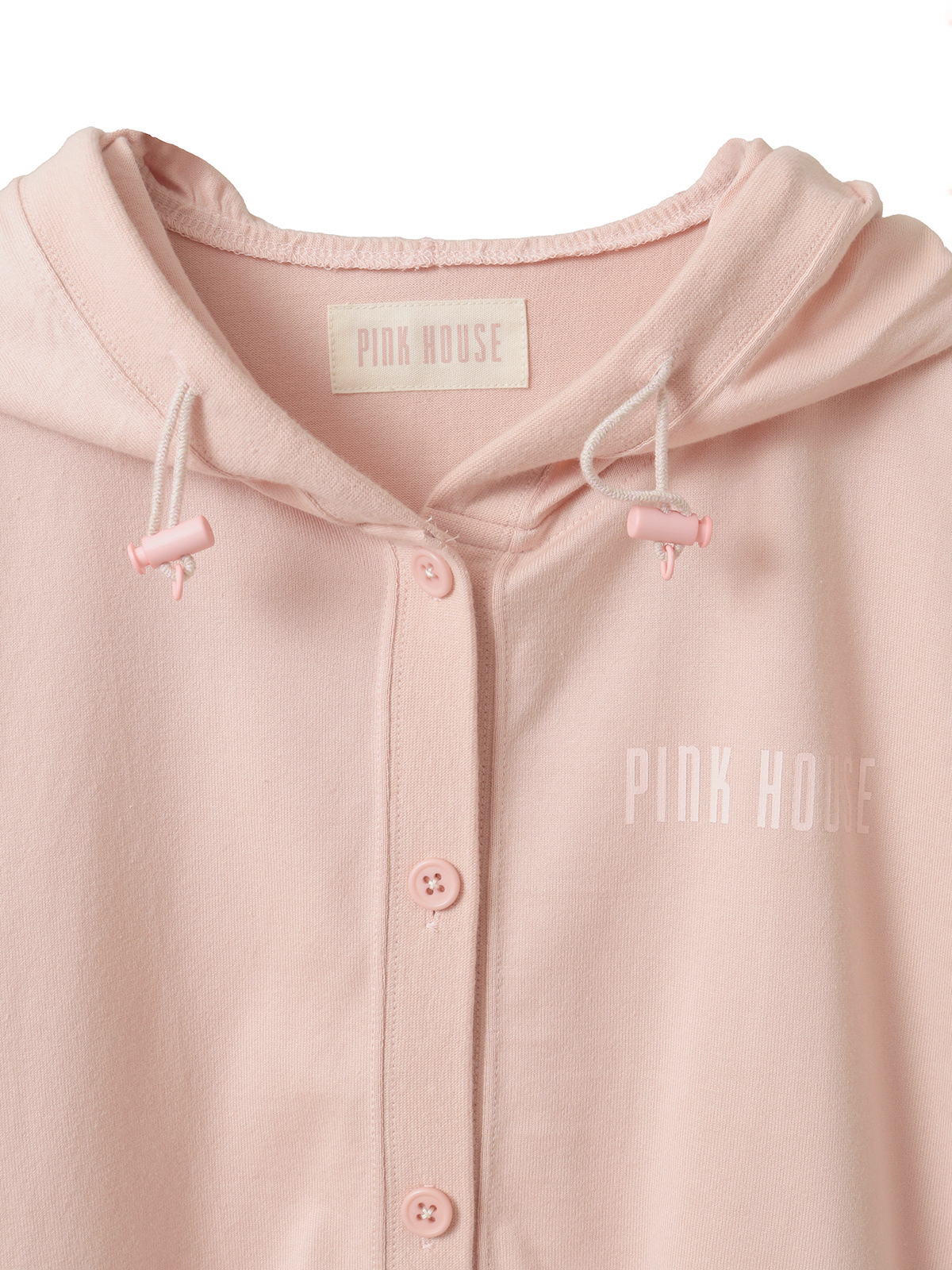 ロゴプリントフード付きカーディガン｜ピンクハウスオフィシャル