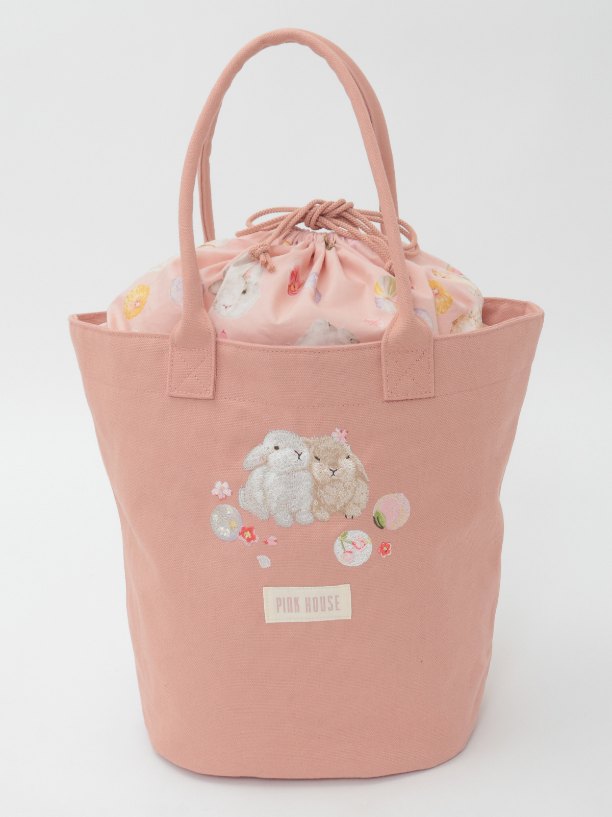 幸見うさぎ刺繍バッグ｜ピンクハウスオフィシャルオンラインストア