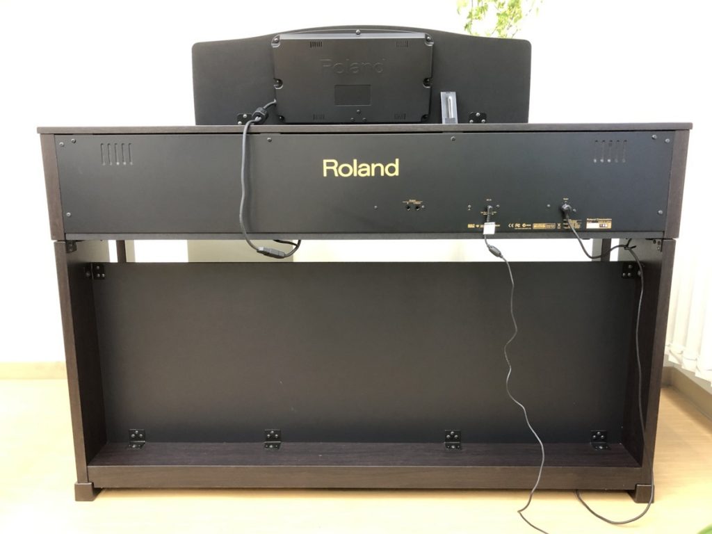 電子ピアノ Roland HPi-50e-RWS 2016年製 中古 椅子付き デジスコア