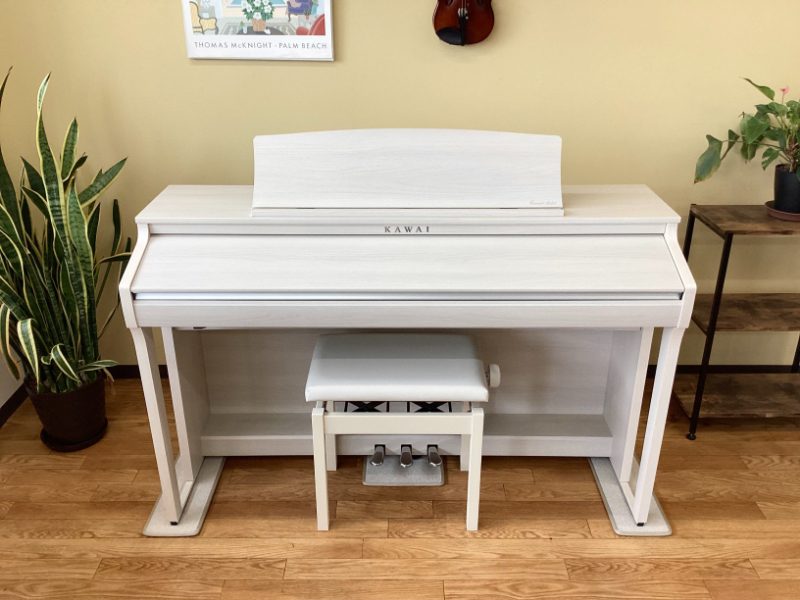 KAWAI カワイ 電子ピアノ CA48A 18年製 ホワイト メトロノーム 【公式