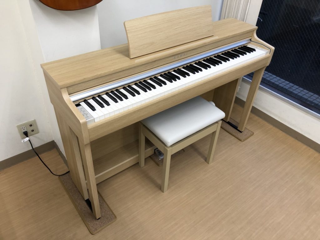KAWAI CN27LO 2019年製 中古 電子ピアノ 椅子付き ライトオーク調