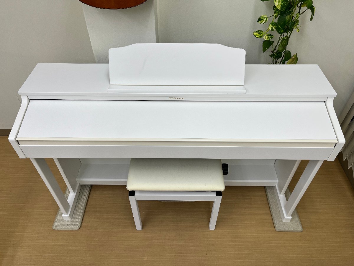 Roland HP601-WH 17年製 中古 電子ピアノ 木製鍵盤 ローランド