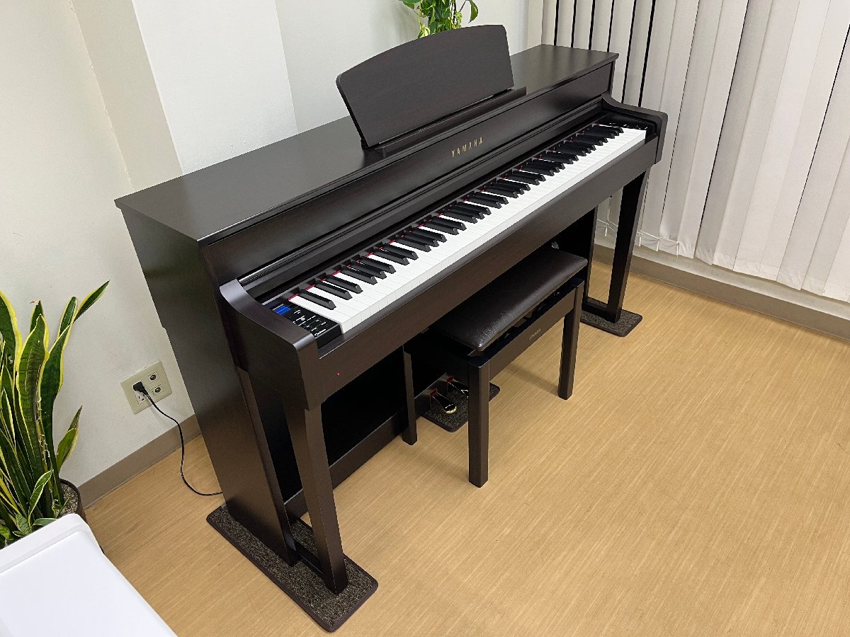 YAMAHA CLP-635R 2017年製 中古 電子ピアノ 椅子付き クラビノーバ