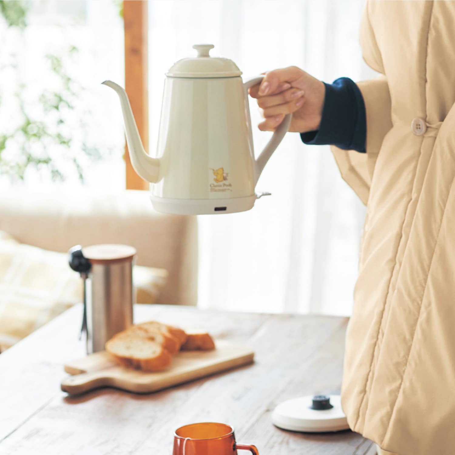 クラシックケトル／BRUNO「クラシック・プー」（電気ケトル/電気