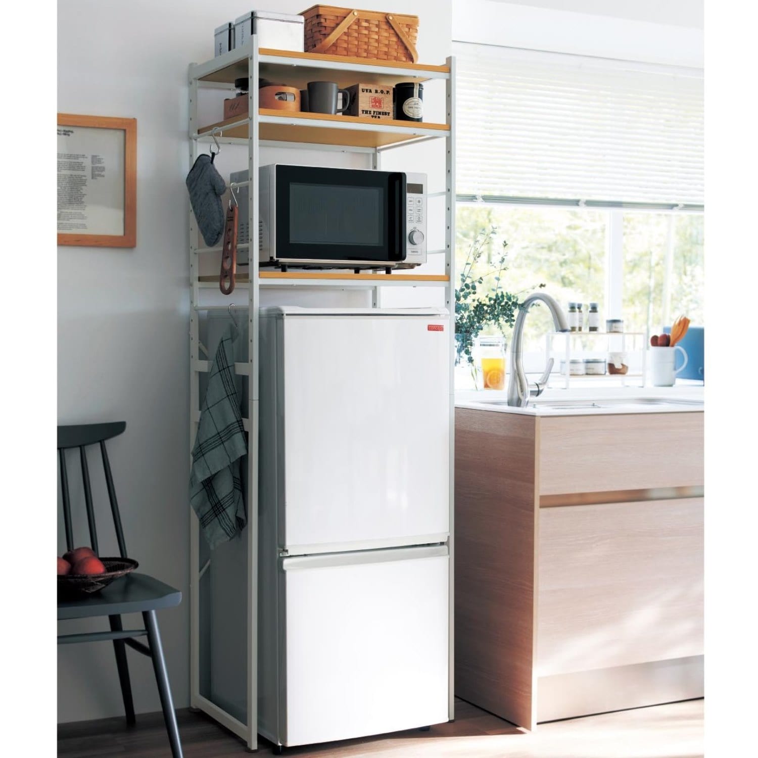 小型冷蔵庫ラック（レンジ台/レンジラック）｜通販のベルメゾンネット