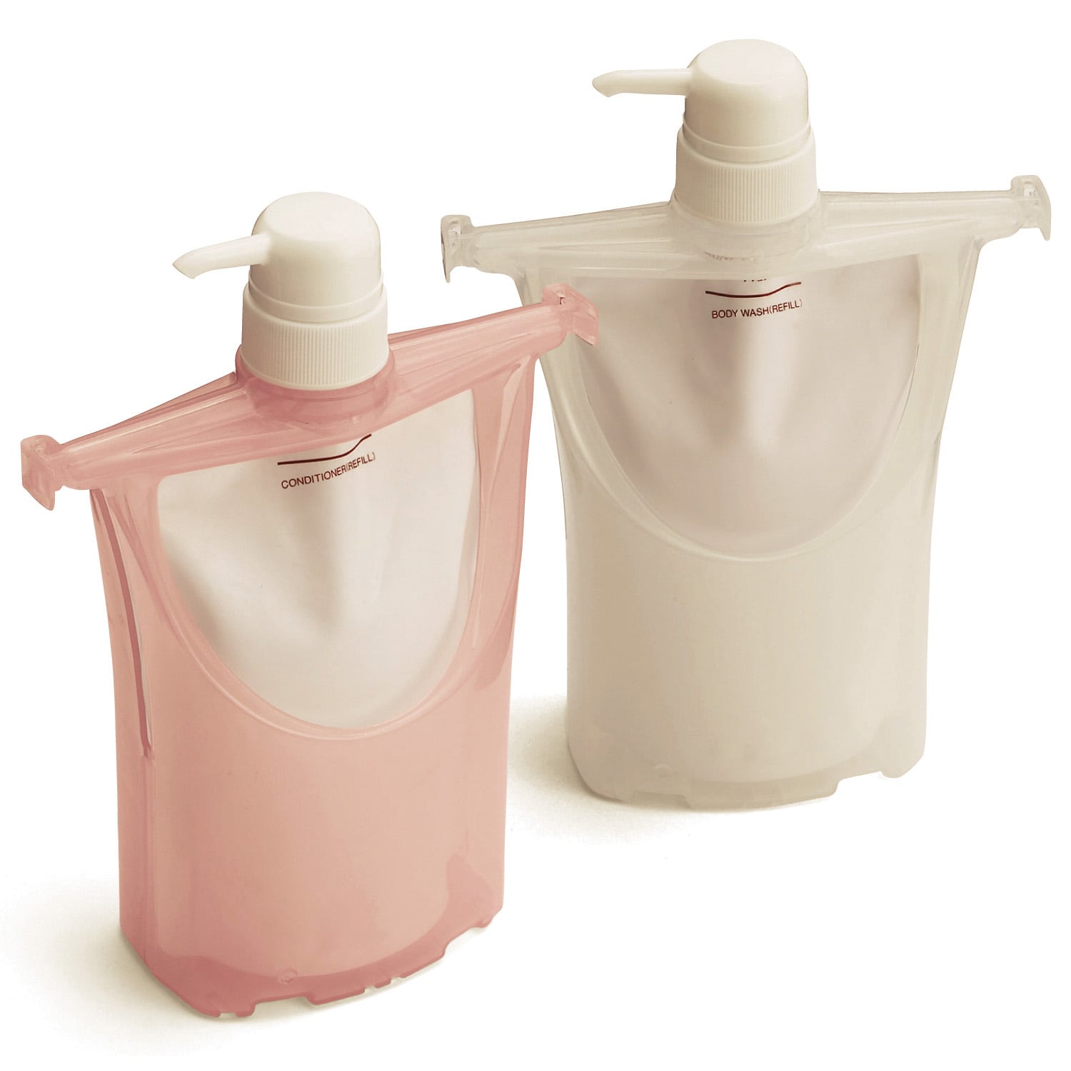 詰め替えシャンプーボトル2色セット（シャンプーボトル