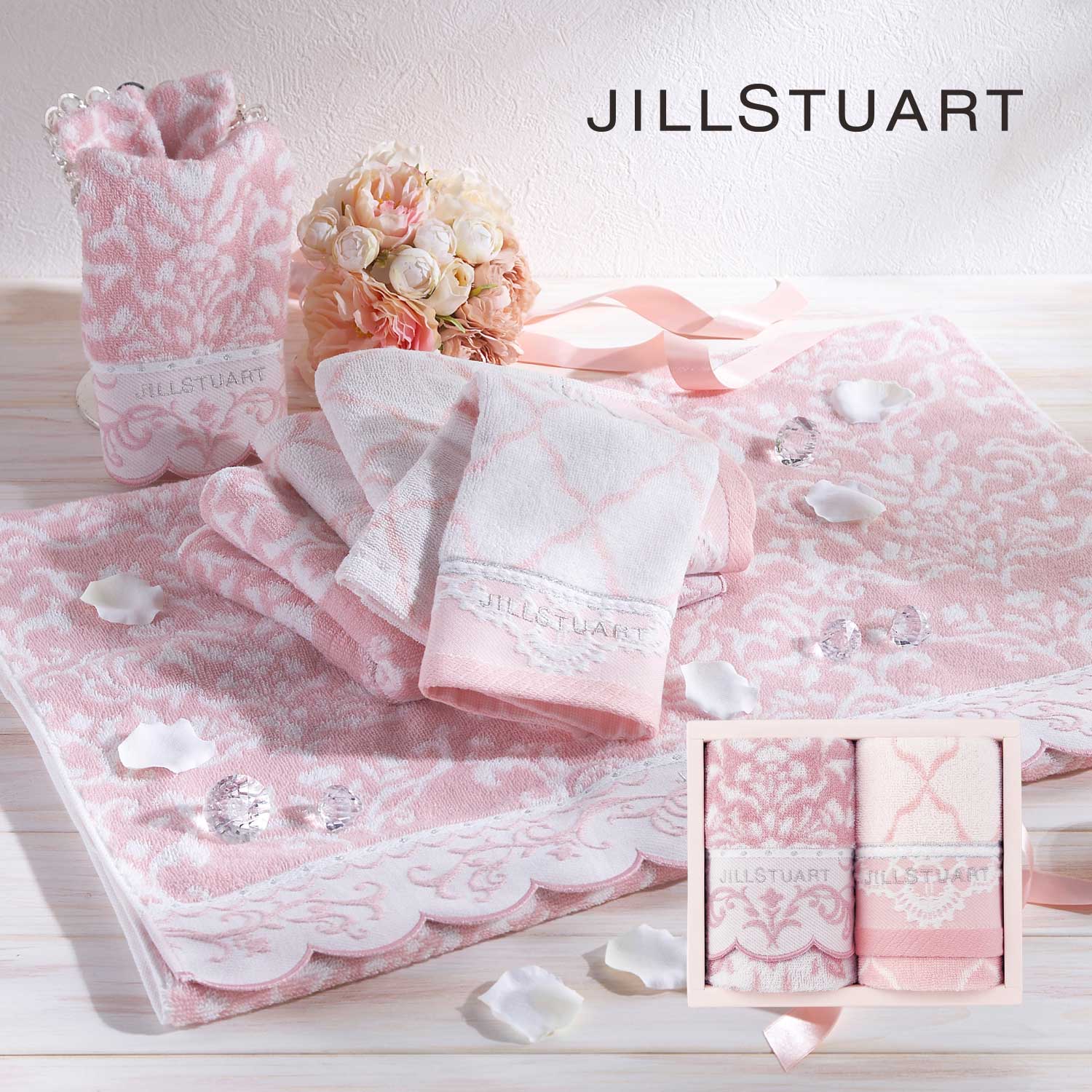 フェイスタオル2枚セット(ジルスチュアート/JILL STUART)｜通販の