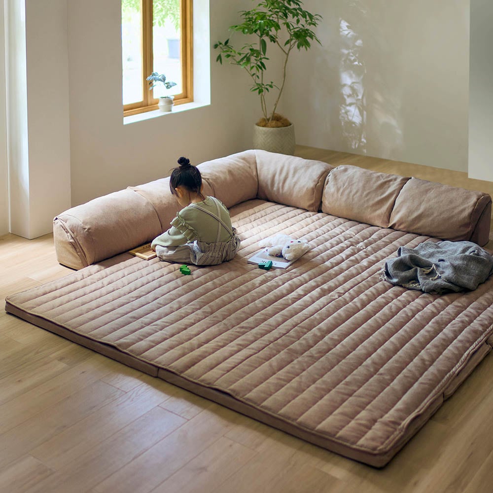 カバーが洗える撥水コーナーローソファーセット 【SNSで話題