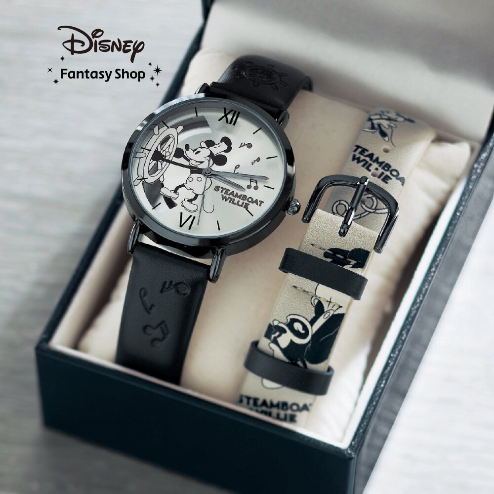 チェンジャブルベルト付き腕時計 「ミッキーマウス（蒸気船ウィリー