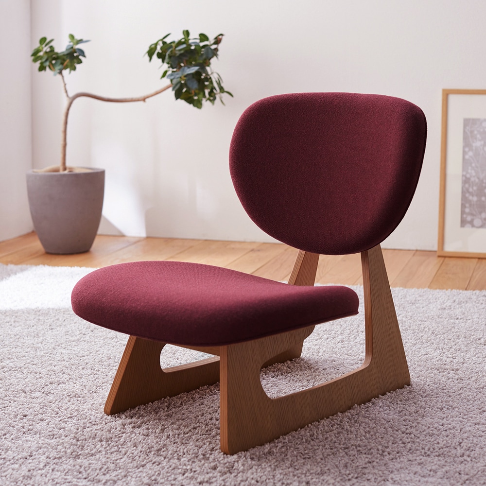 受注生産】ゆったり座れる低座椅子 【天童木工】(天童木工)｜通販の