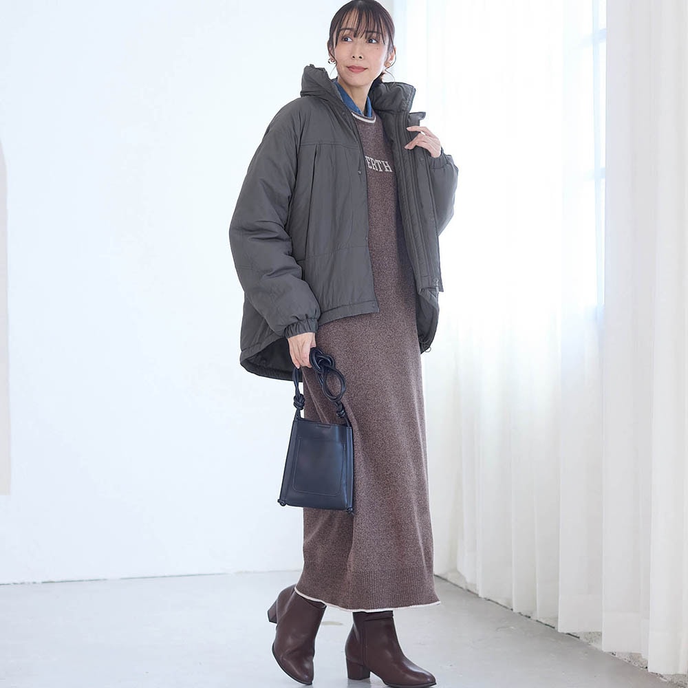 2月19日再値下げ】 襟2WAY中わたコート(スタイルノート/StyleNote