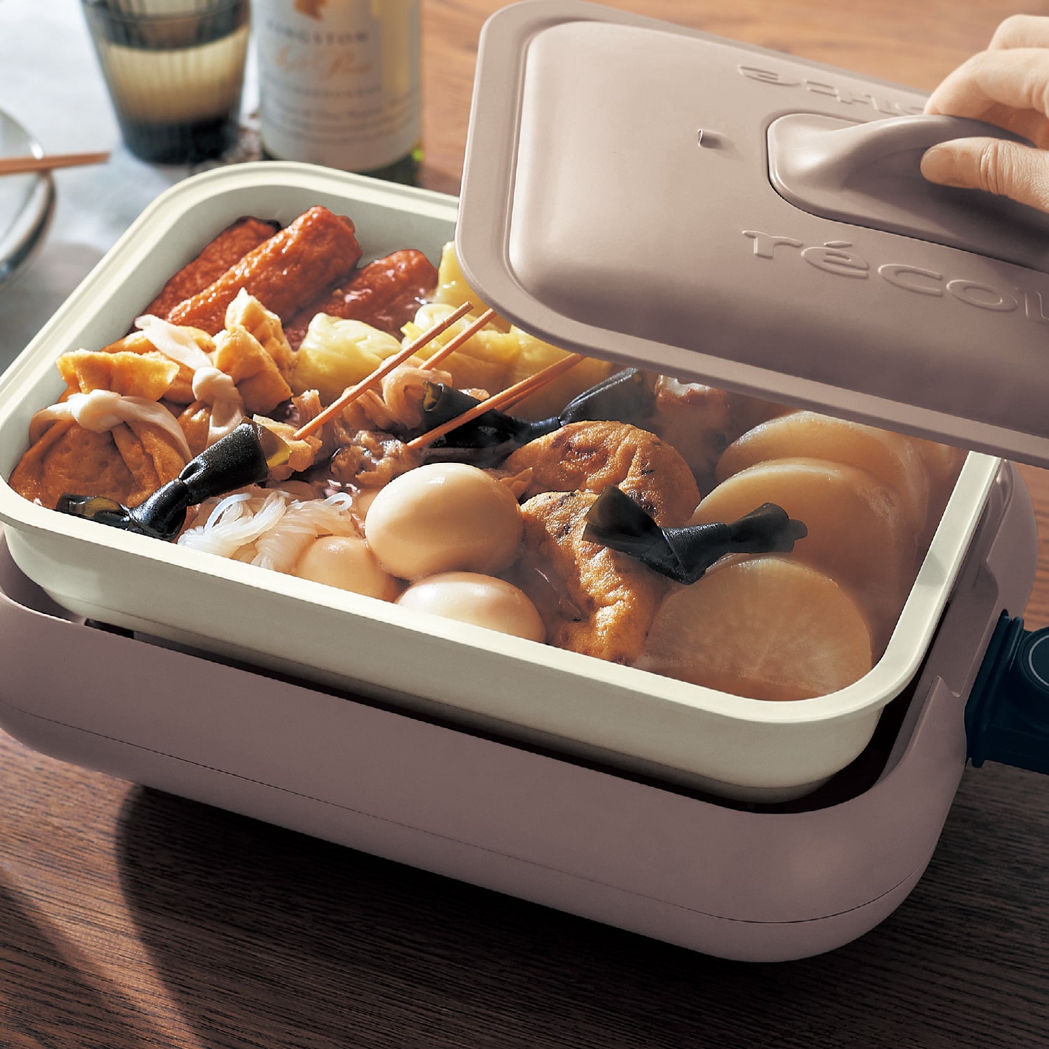 火力とお手入れのしやすさにこだわったホットプレート（IH調理器