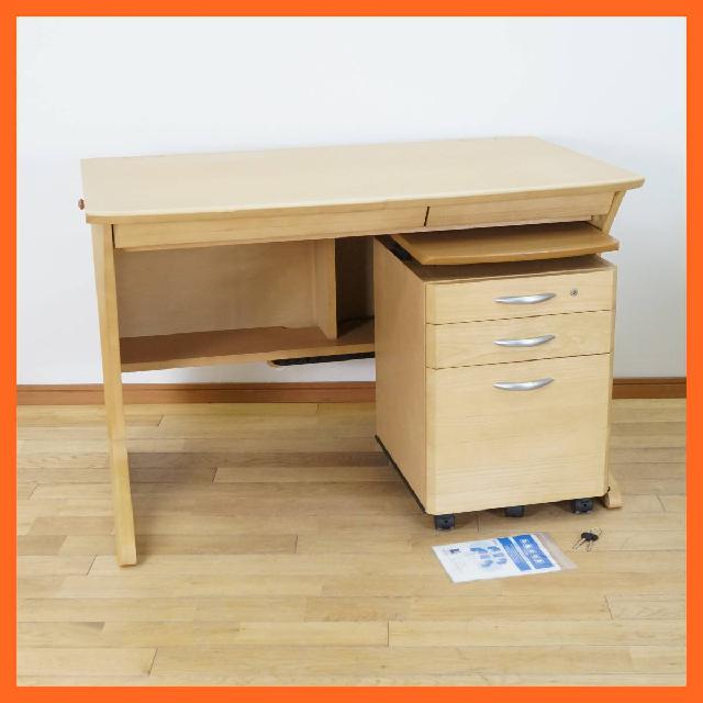 カリモク/karimoku 学習机 2点セット デスク 幅110cm コンセント 6口