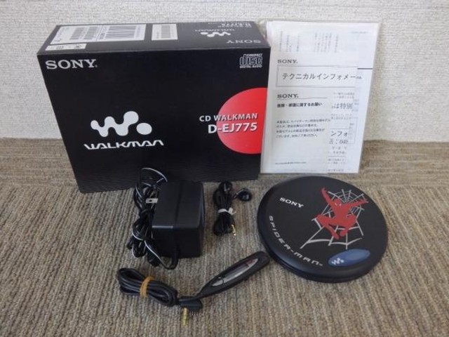 SONY CDウォークマン D-EJ775 スパイダーマン 5525 SONY D-EJ775