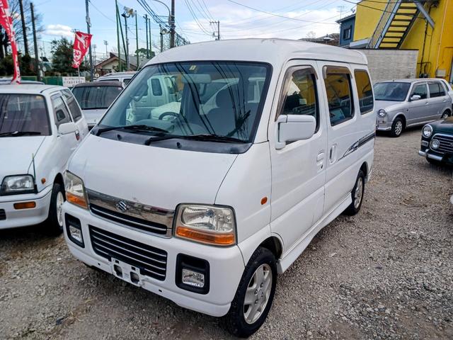 スズキ エブリイワゴン ジョイポップターボ 車検2年付の中古車｜グー