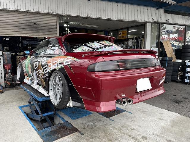 滋賀オートライフハノ S14シルビア(NA)のクラッチ交換（ORC）｜グー