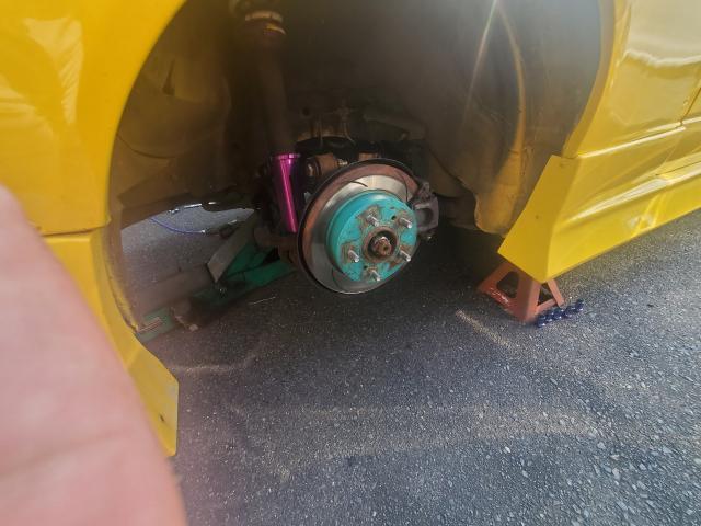 S15シルビア リヤブレーキAssy交換 リヤハブベアリング交換作業